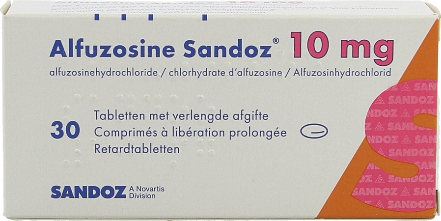 Alfuzosine Sandoz Comp 30 X 10mg 2