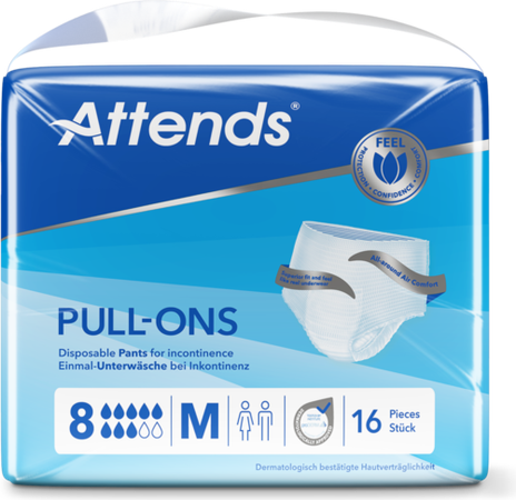 Attends Pull-ons 8 M 1x16 1