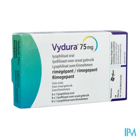 Vydura 75mg Lyophilisat Oral Fl 8x1