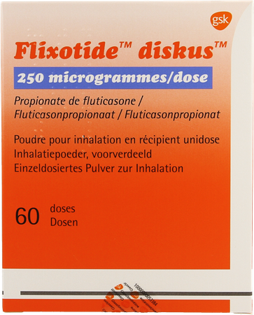 Flixotide 250 Diskus Pulv Inh 60dos 2