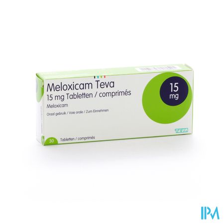 Meloxicam Teva 15mg Tabl 30 X 15mg