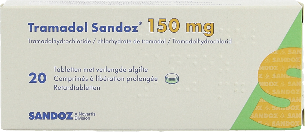 Tramadol 150 Sandoz Tabl Verl Afgifte 20 X 150mg 2