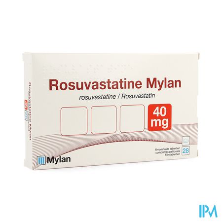 Rosuvastatine Viatris 40mg Filmomh Tabl 28