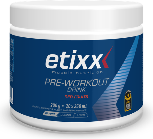 Etixx Pre-workout Red Fruits Pdr 200g 1