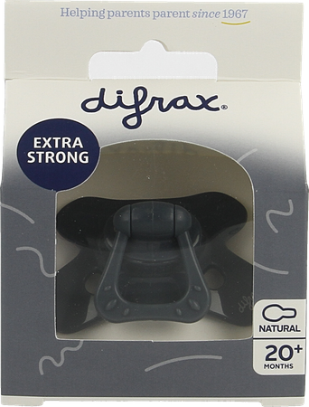 Difrax Fopspeen Natural 20m+ Uni Blauw 1