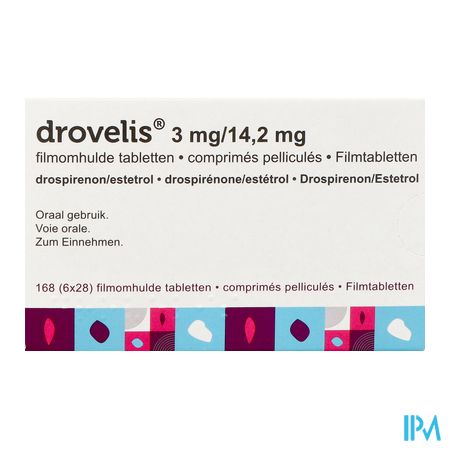 Drovelis 3mg/14,2mg Filmomh Tabl 6x(24+4) 1