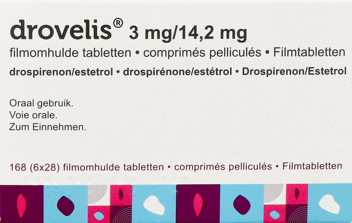 Drovelis 3mg/14,2mg Filmomh Tabl 6x(24+4) 1