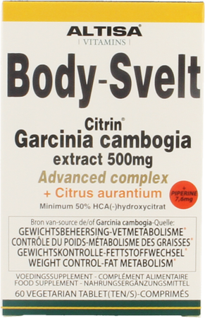 Altisa Body Svelt Garcin.500mg Citrin Cplx Comp 60 1