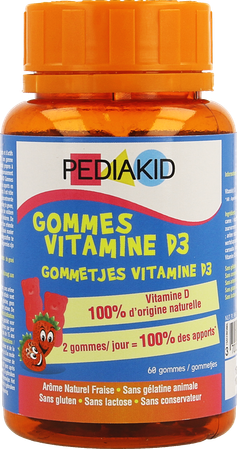 Pediakid Vitaminen D3 Gommetjes 68 1