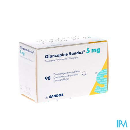 Olanzapine 5mg Sandoz Orodisp Tabl 98