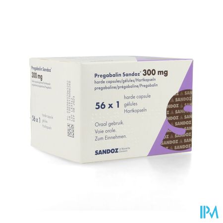 Pregabaline Sandoz 300mg Harde Caps 56