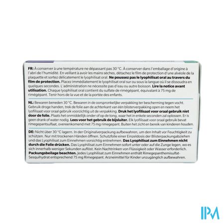 Vydura 75mg Lyophilisat Oral Fl 8x1 3