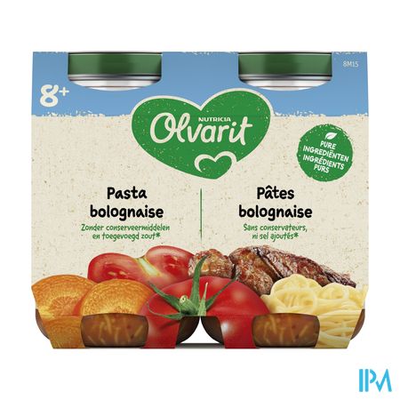 Olvarit Pates Bolognaise 2x200g 8m06 2
