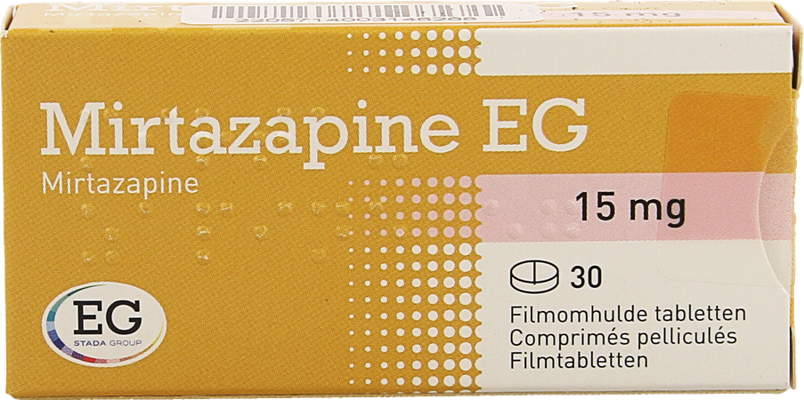 Mirtazapine EG 15Mg Comp Pell  30X15Mg 1