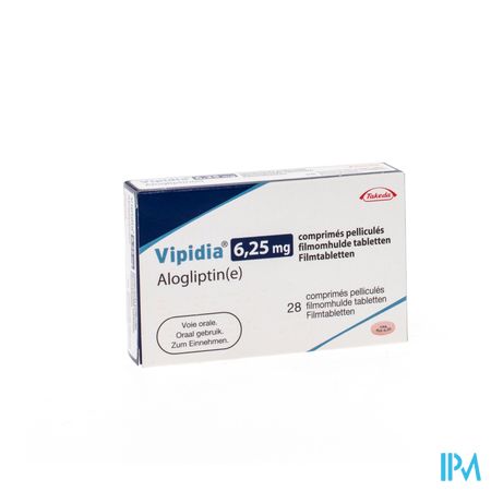 Vipidia 6,25mg Omhulde Tabl 28x6,25mg