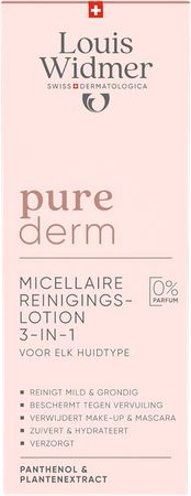 Widmer Purederm Micellaire Reinigingslotion Zonder Parfum 200ml 1