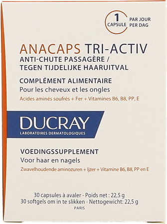 Ducray Anacaps Tri-activ Tijdelijk Haaruitv.caps30 1