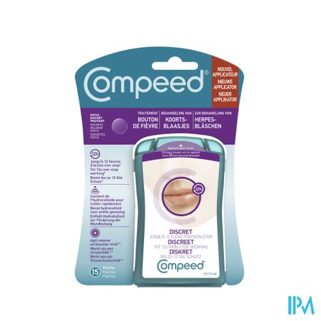 Compeed Patch Bouton Fievre 15 Avec Applicateur