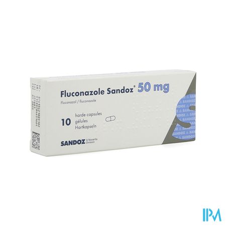 Fluconazole Sandoz Caps 10 X 50mg