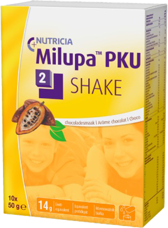 Milupa Pku 2 Shake Chocolade Zakje 10x50g 2