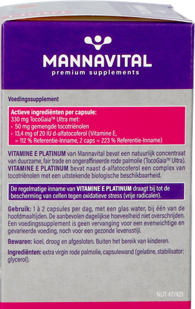 Mannavital Vitamine E Caps 60 4