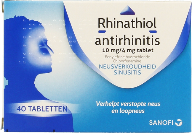 Rhinathiol Antirhinitis Tabl 40 9