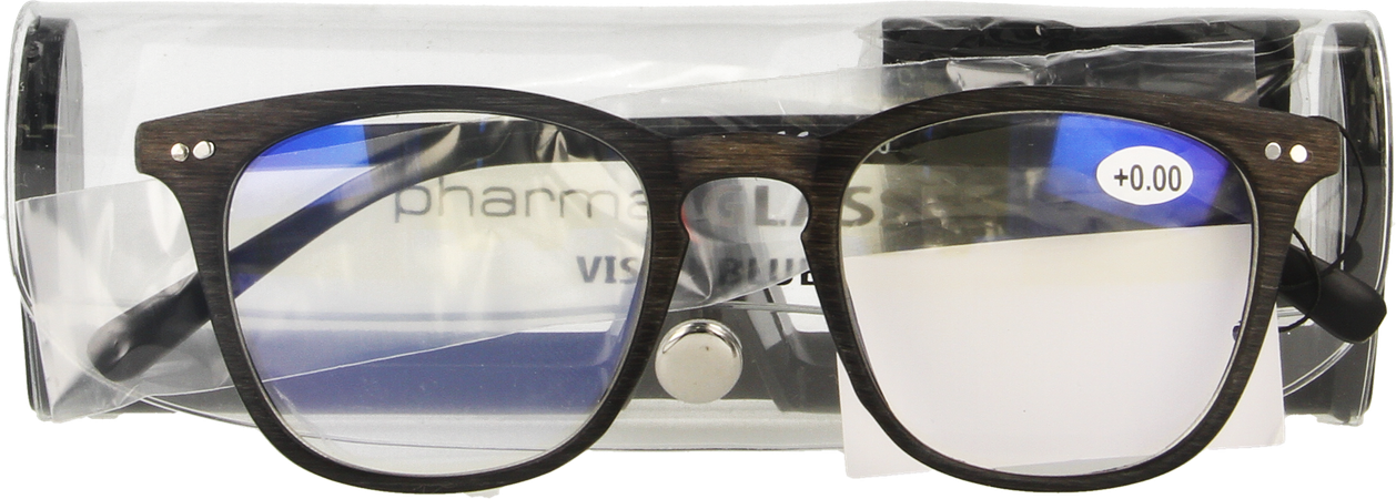 Pharmaglasses Visionblue Pc02 Lun.lect.+0.00 Brown 1