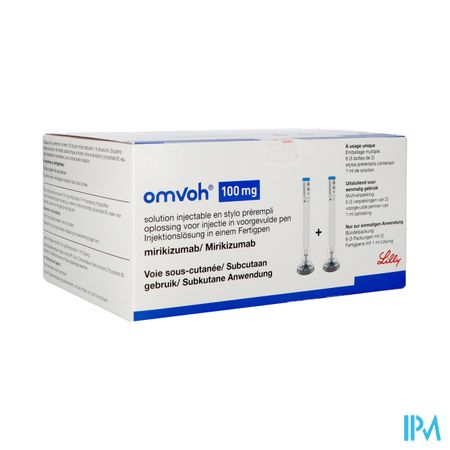 Omvoh 100mg Opl Inj Voorgevulde Pen 6