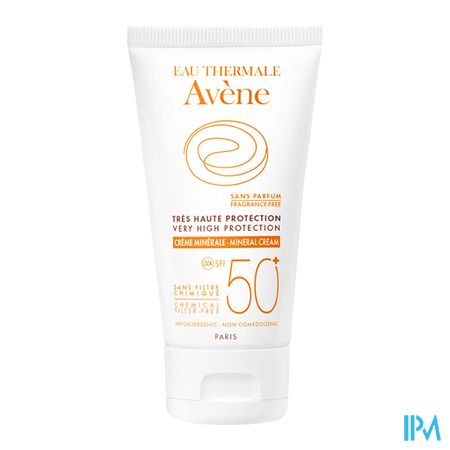 Avene Zonnecreme Minerale Z.hoge Besch.spf50+ 50ml 3