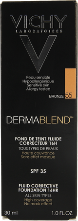 Vichy Fdt Dermablend Fluide 55 Bronze 30ml 6