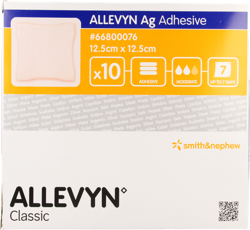 Allevyn Ag Adhesive Ster 12,5x12,5cm 10 66800076 3