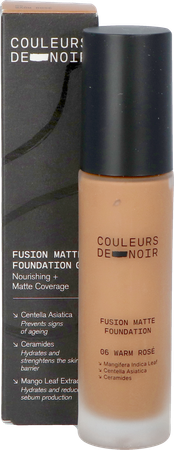 Couleurs De Noir Fus. Matte Fdt 06 W. Rose 30ml 5