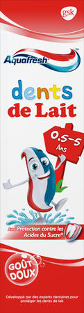 Aquafresh Kids Milk Teeth Tandpasta 75ml 2