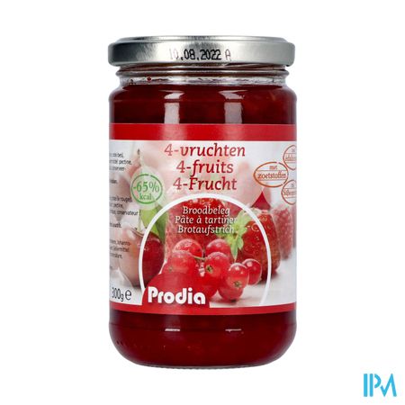 Prodia Tartinade 4 Fruits+maltit.300g 6189 Revogan