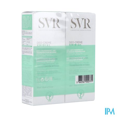 Svr Spirial Deo Creme 2x50ml Nf