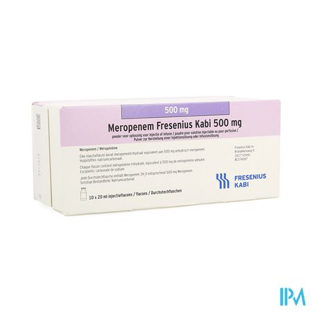 Meropenem Fresenius Kabi 500mg Vial