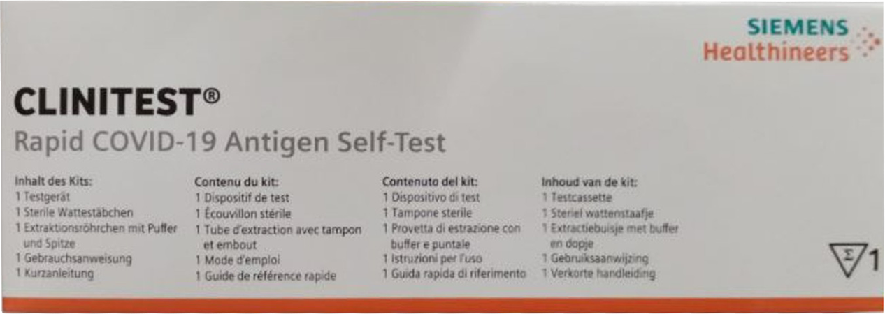 Clinitest Rapid Covid-19 Antigen Test 1 Siemens 1