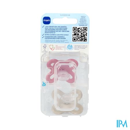 Mam Original Start Fopspeen Silic.pure 0-2m Pink 2 1