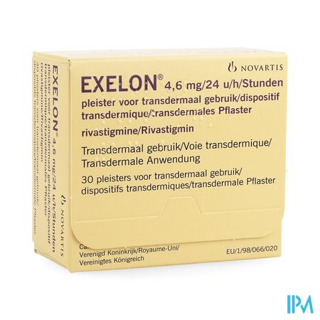 Exelon 4,6mg/24u Pleister Transdermaal 30