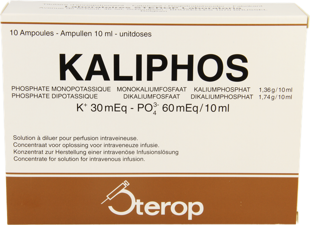 Kaliphos Sol Inj 10 30meq 1