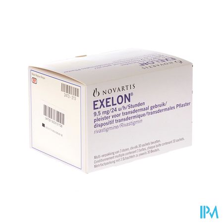 Exelon 9,5mg/24u Pleister Transdermaal 90 1