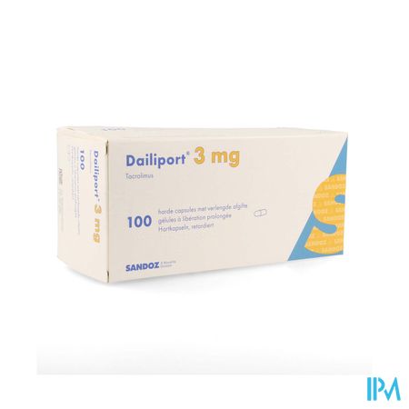 Dailiport 3,0mg Verlengde Afgifte Caps 100