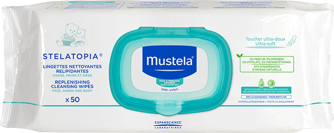 Mustela Pa Reinigende Doekjes Herlipiderend 50 1