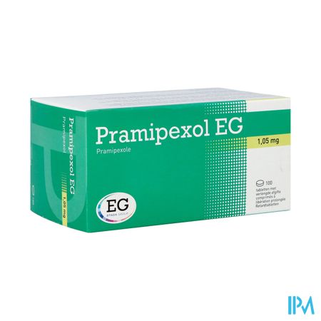 Pramipexol EG 1,05Mg Verlengde Afgifte Tabl 100