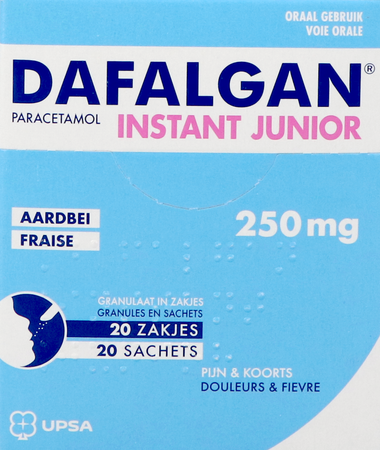 Dafalgan Instant Junior Fraise 250mg Gran Sach 20 1