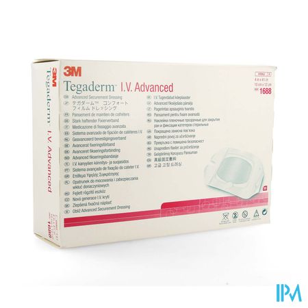 Tegaderm Iv Advanced Dressing 10,0x12,0cm 50 1688