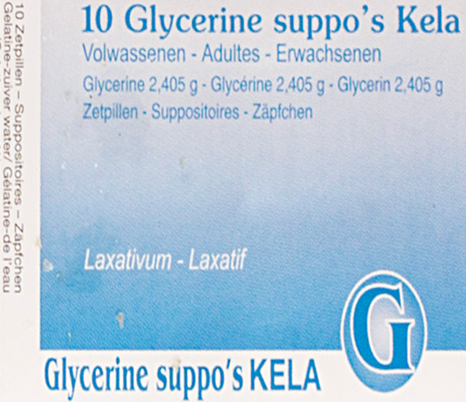 Glycerine Kela Pharma Supp Ad 10 3