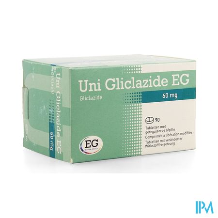 Uni Gliclazide EG 60Mg Tabl Geregul.Afgifte     90