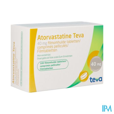 Atorvastatine Teva Pi Pharma 40mg Film.tabl100 Pip