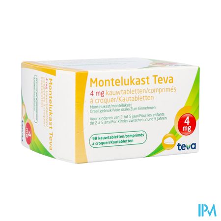 Montelukast Teva 4mg Comp Macher 98 X 4mg